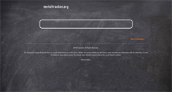 Desktop Screenshot of metaltracker.org